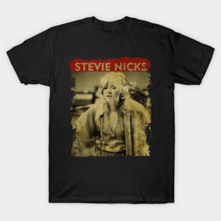 TEXTURE ART-Stevie Nicks - RETRO STYLE T-Shirt